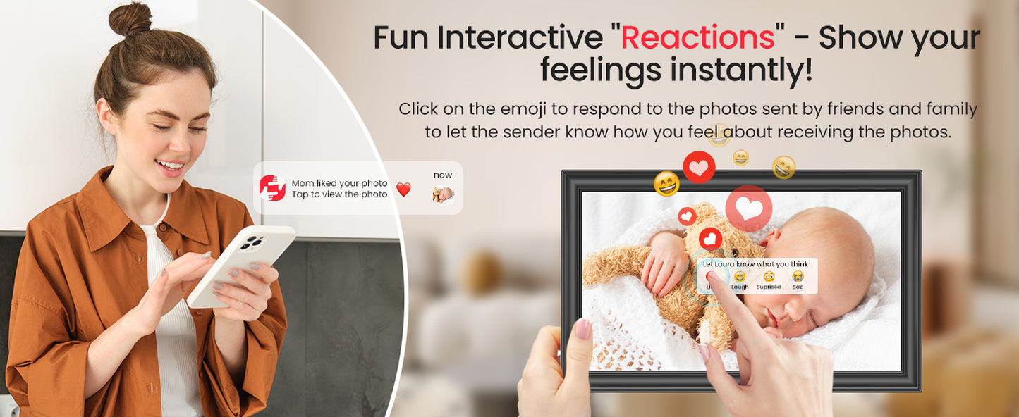🖼️✨ Frameo Moments™ 15.6” Smart WiFi Memory Frame ✨🖼️