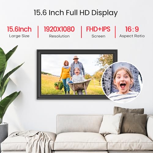 🖼️✨ Frameo Moments™ 15.6” Smart WiFi Memory Frame ✨🖼️