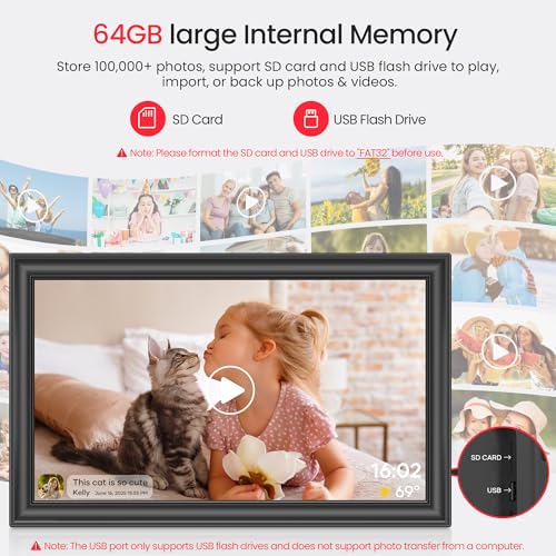 🖼️✨ Frameo Moments™ 15.6” Smart WiFi Memory Frame ✨🖼️